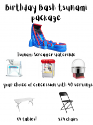 Birthday Bash Tsunami Package